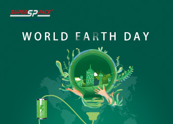 vai green world earth day! con la batteria superpack lifepo4
