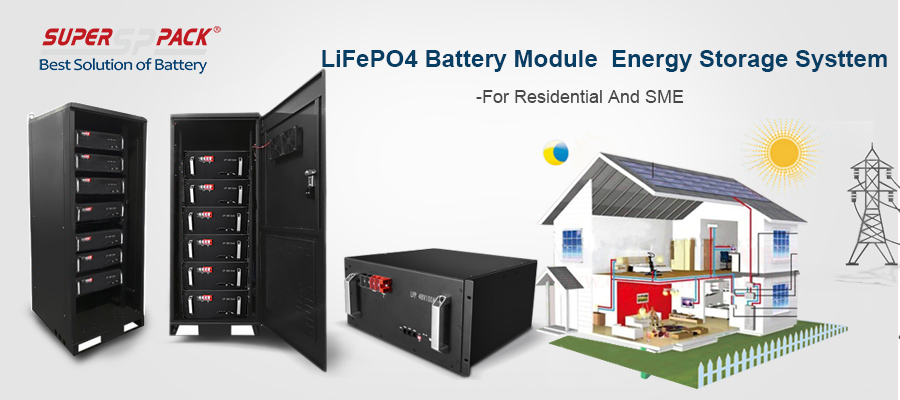 Sistema di accumulo dell'energia del modulo batteria LiFePO4 Sistema di accumulo dell'energia del modulo batteria LiFePO4