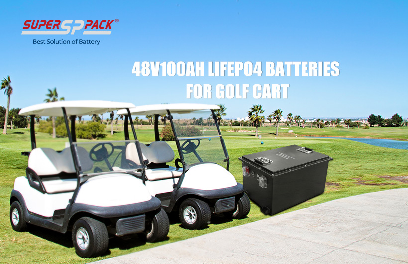 48V100Ah LiFePO4 batteries for Golf Cart