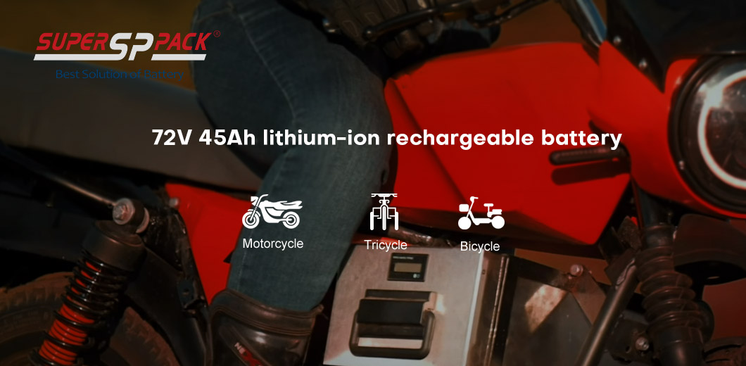 Batteria ricaricabile agli ioni di litio da 72V 45Ah