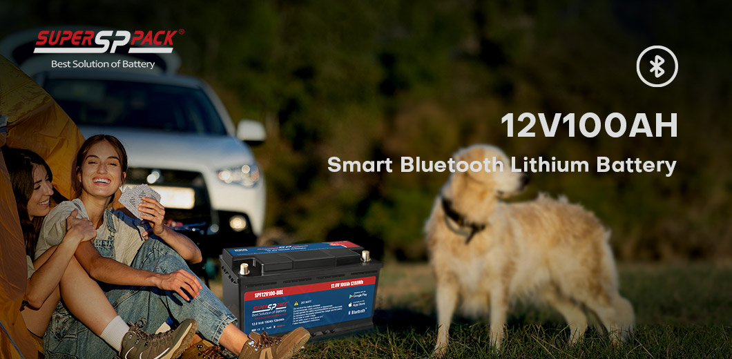 Batteria al litio bluetooth intelligente 12V100Ah