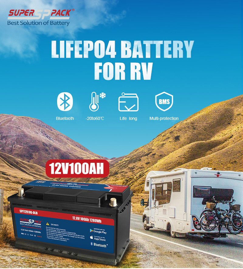 Batteria per camper al litio Superpack da 12 volt