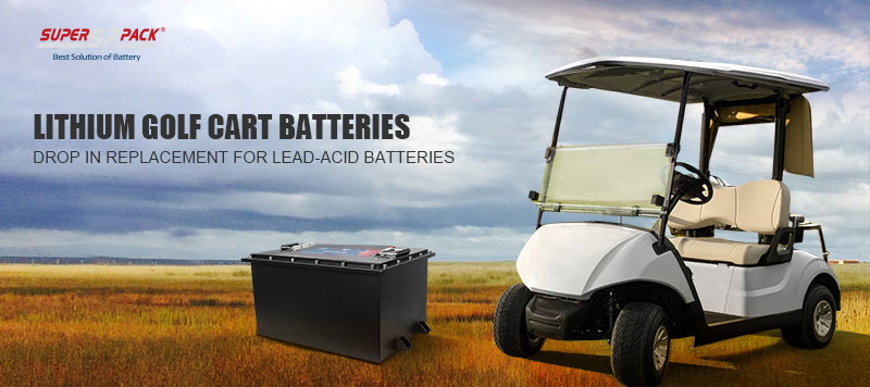 Batterie al litio per carrello da golf Superpack