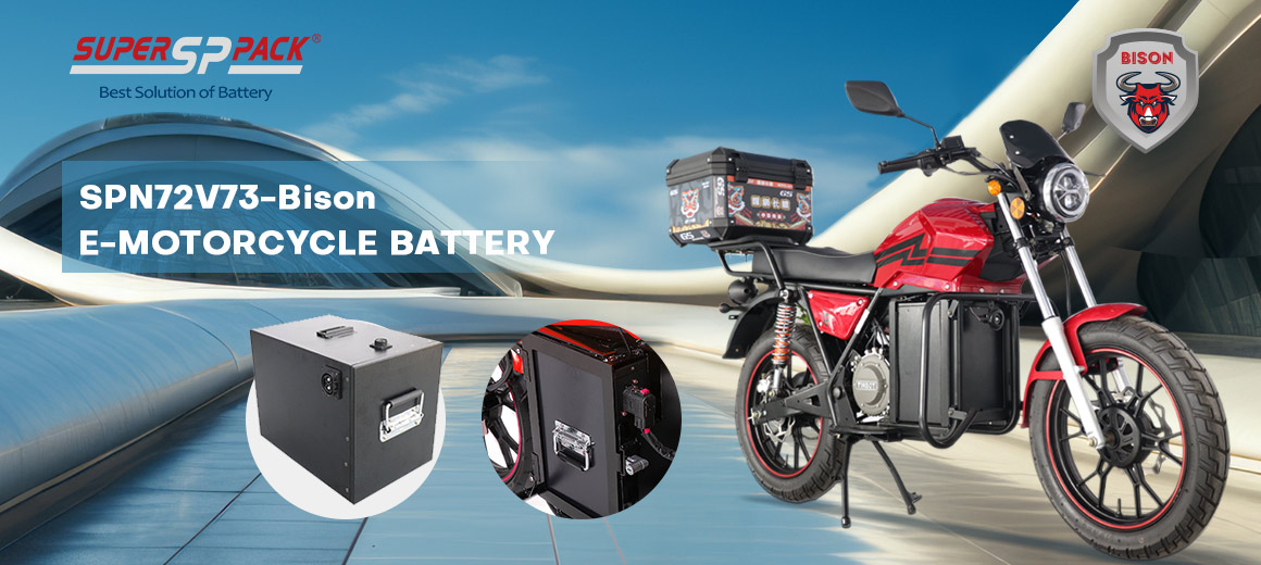 BATTERIA PER MOTO ELETTRICA SPN72V73-Bison