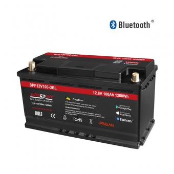  12V100Ah intelligente bluetooth batteria al litio