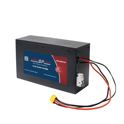 front view of 12.8V 105Ah lithium battery