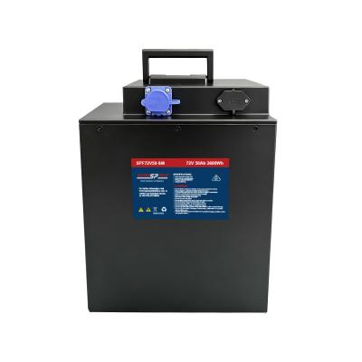 Batteria LiFePO4 72V 50Ah IoT GPS per moto elettrica